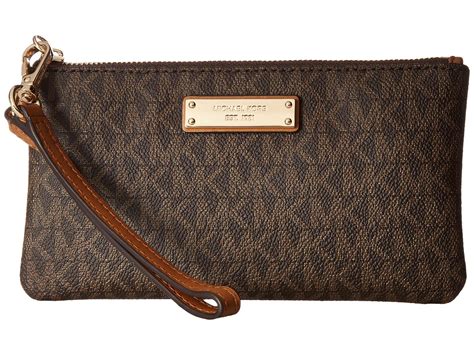 michael kors medium wristlet brown|Michael Kors wristlet wallet outlet.